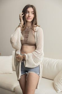  Knit Netted Cardigan - [product_category], Minx Boutique-Southbury