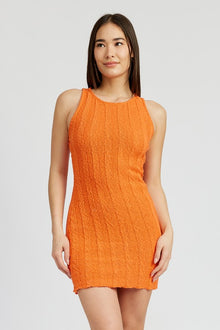  ROUND NECK FITTED MINI DRESS - [product_category], Minx Boutique-Southbury