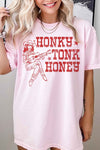 HONKY TONK HONEY WESTERN GRAPHIC TEE, Minx Boutique-Southbury, [product tags]