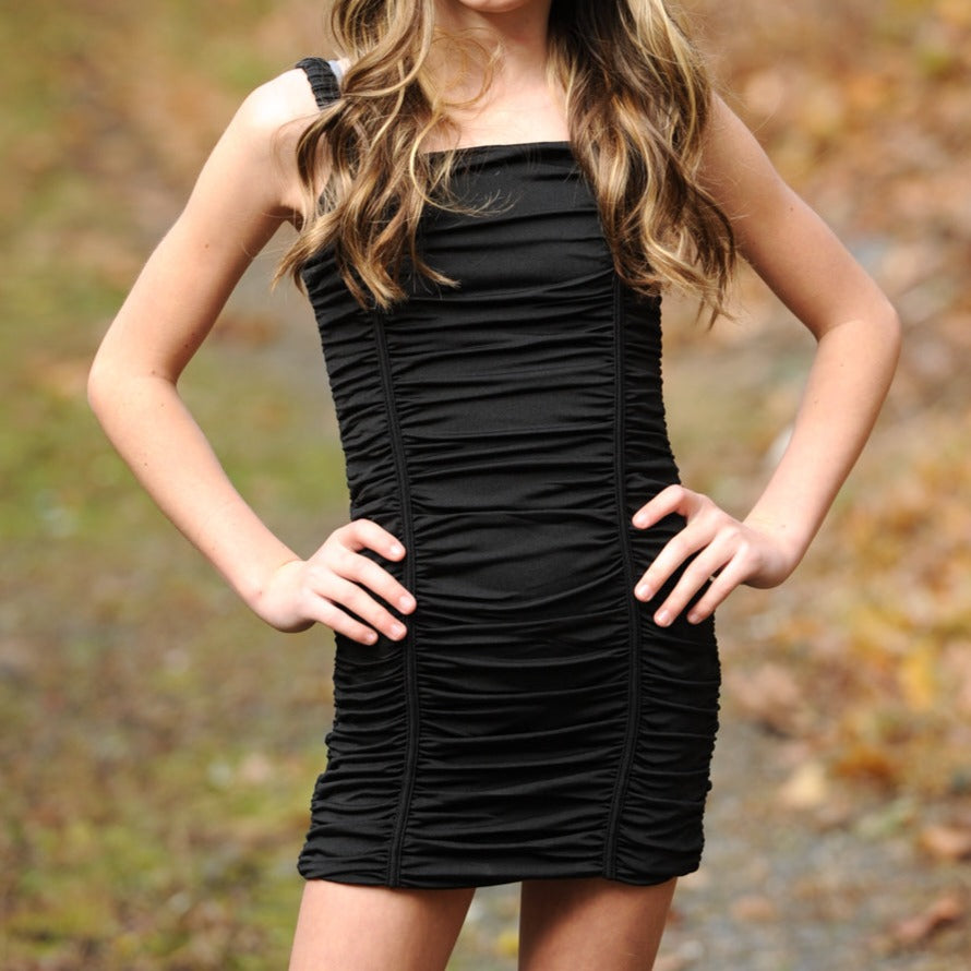 Black Scarlett Mini Dress Tween KatieJNYC