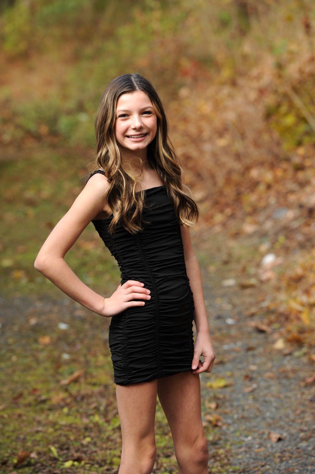Black Scarlett Mini Dress Tween KatieJNYC