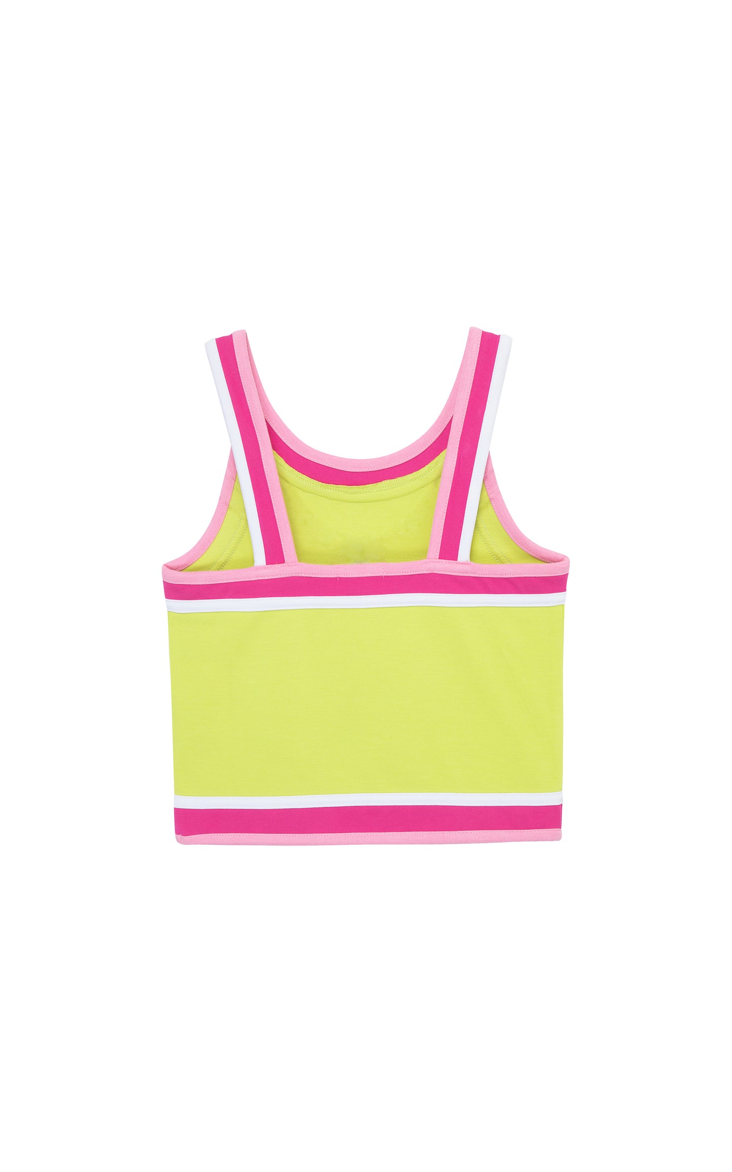 Habitual Girl Neon Contrast Trim Tank Top Top