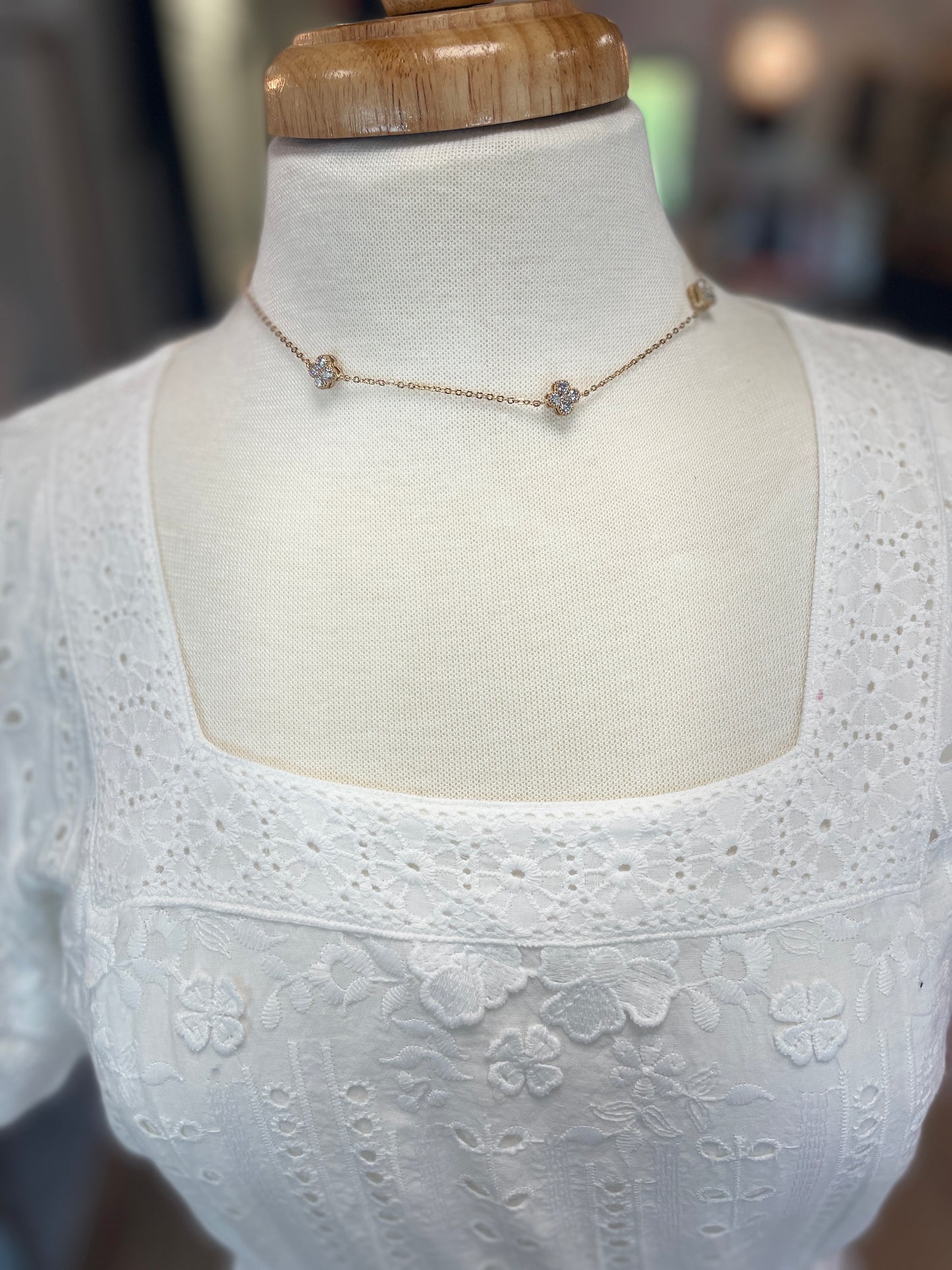 Rhinestone pendant necklace Necklace