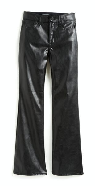 Tractr Girl Pleather Flare Pants