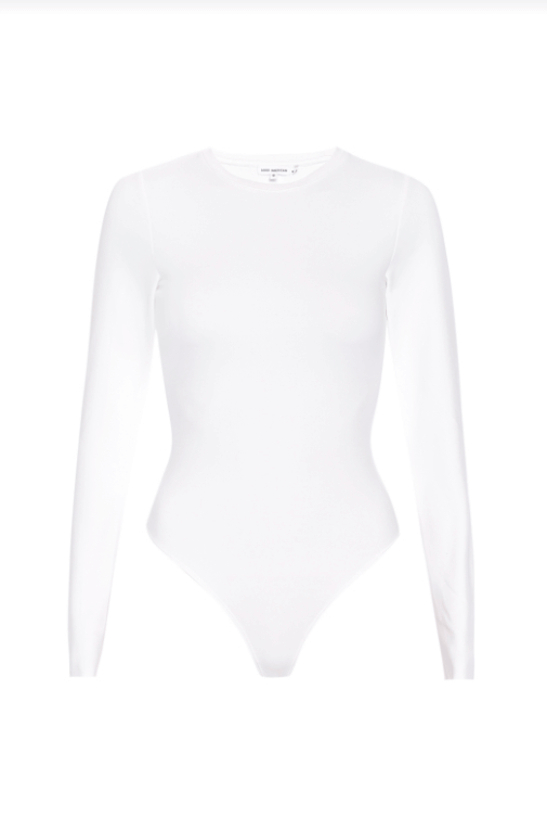 Good American White Scuba Bodysuit
