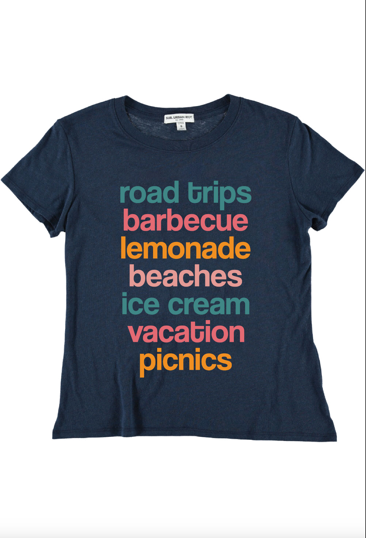 Suburban Riot Girls Trip List Tee T-shirt