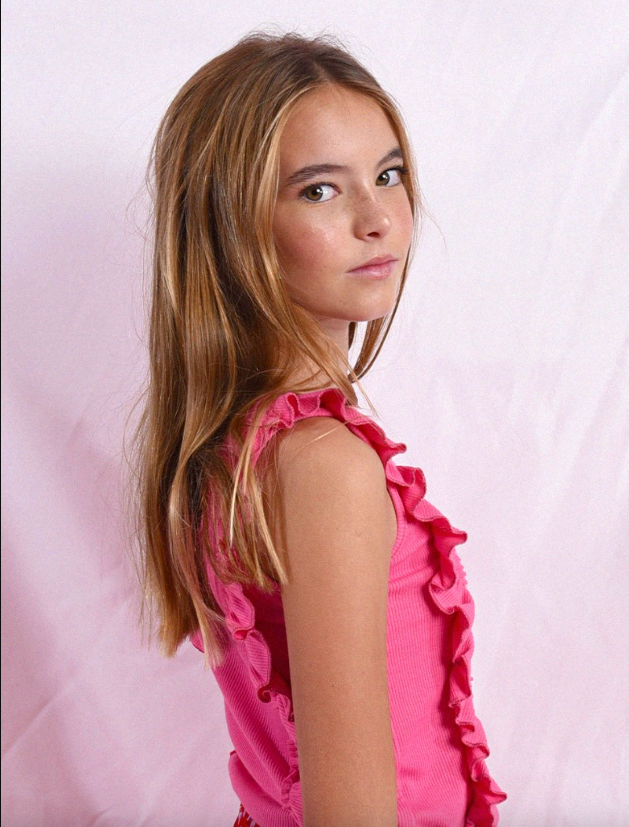 Girls Ruffled Tank Top - Mollly Bracken Shirt
