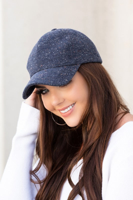 Fall Tweed Ball Cap - [product_category], Minx Boutique-Southbury