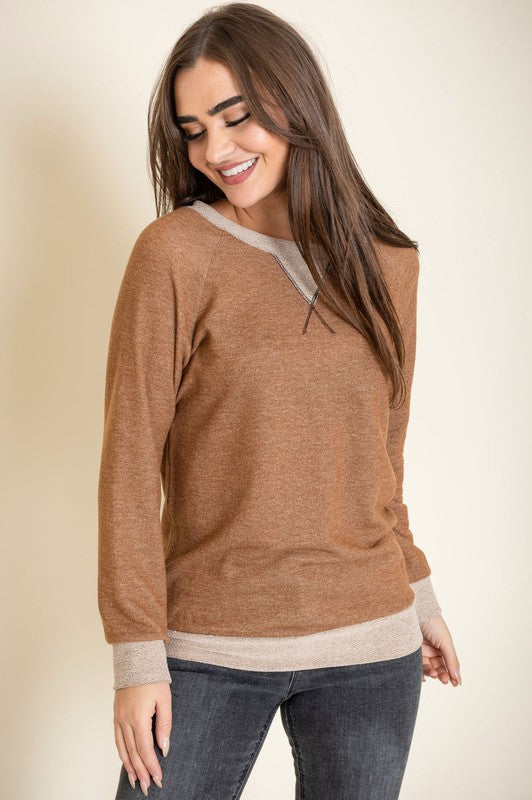 Terry Crew Neck Tunic - [product_category], Minx Boutique-Southbury