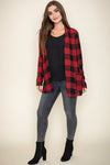 Checkered Elbow Patch Cardigan - [product_category], Minx Boutique-Southbury