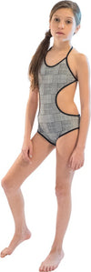 Girls One Piece Plaid Bathing Suit - Online Only - [product_category], Minx Boutique-Southbury