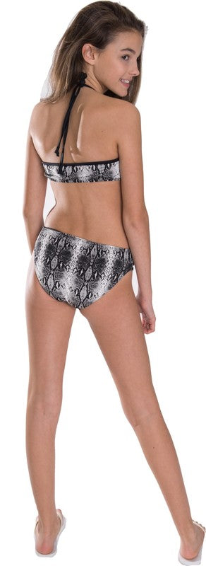Girls Snakeskin Ladder 2-piece bathing suit - Online Only - [product_category], Minx Boutique-Southbury