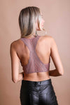 Seamless Front Lace Racerback Bralette, Leto Accessories