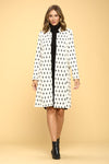 Plus Size Knit Jacquard Open Coat, Minx Boutique-Southbury, [product tags]