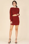 Ribbed knit crop top and skirt set - [product_category], Minx Boutique-Southbury