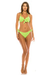 Solid Underwire Padded Front Tie Bikini, Minx Boutique-Southbury, [product tags]