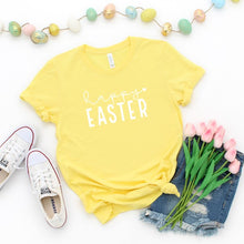  Happy Easter With Heart Short Sleeve Graphic Tee, Minx Boutique-Southbury, [product tags]