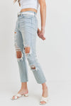 JBD High Rise Destroyed Girlfriend Jean - [product_category], Minx Boutique-Southbury