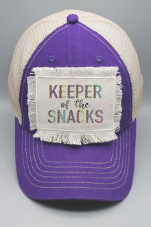  Leopard Keeper Of The Snacks Patch Trucker Hat - [product_category], Minx Boutique-Southbury