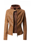 Women's Faux Leather Jacket - [product_category], Minx Boutique-Southbury