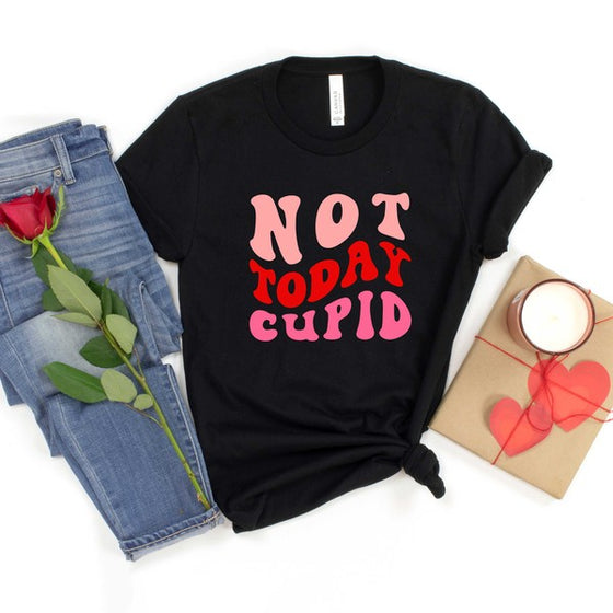 Not Today Cupid Retro Short Sleeve Graphic Tee - [product_category], Minx Boutique-Southbury