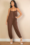 Spaghetti strap solid jumpsuit - [product_category], Minx Boutique-Southbury
