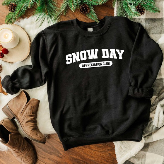 Snow Day Appreciation Club Graphic Sweatshirt - [product_category], Minx Boutique-Southbury