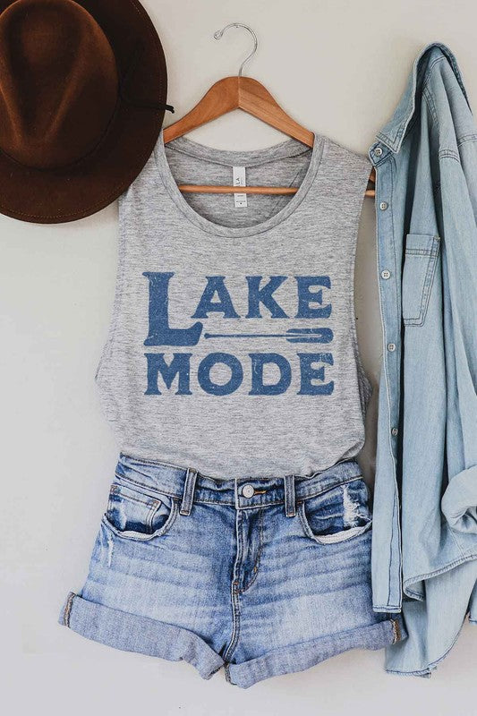 LAKE MODE GRAPHIC MUSCLE TANK, Minx Boutique-Southbury, [product tags]