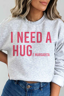  I NEED A HUGE MARGARITA GRAPHIC SWEATSHIRT, Minx Boutique-Southbury, [product tags]
