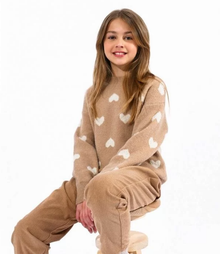  Mini Molly Camel Heart Sweater - [product_category], Minx Boutique-Southbury