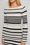 Boat Neck Bell Sleeve Sweater Dress - [product_category], Minx Boutique-Southbury