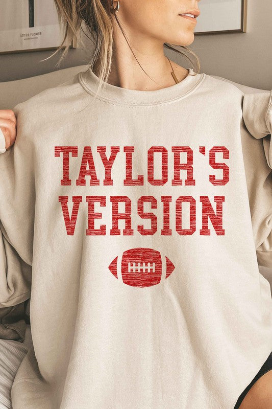 TAYLORS VERSION OVERSIZED GRAPHIC SWEATSHIRT - [product_category], Minx Boutique-Southbury