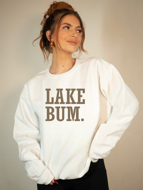 Lake Bum Graphic Sweatshirt - [product_category], Minx Boutique-Southbury