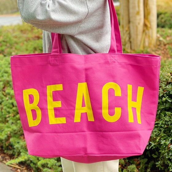 Beach Canvas Tote - [product_category], Minx Boutique-Southbury