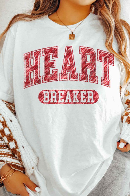 Heart Breaker Valentine's Graphic Tee - [product_category], Minx Boutique-Southbury