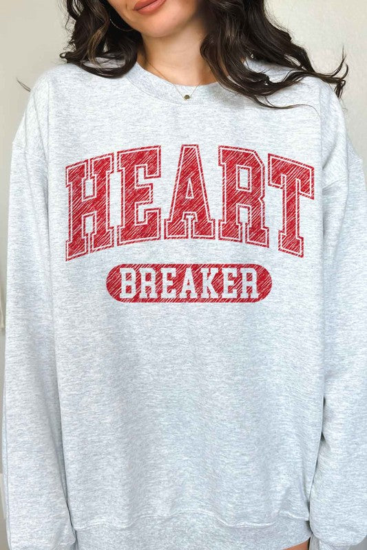 Heart Breaker Valentine's Day Graphic Sweatshirt - [product_category], Minx Boutique-Southbury