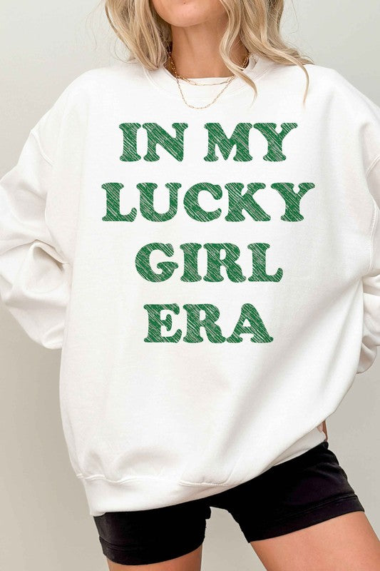 IN MY LUCKY GIRL ERA PATRICK OVERSIZED SWEATSHIRT - [product_category], Minx Boutique-Southbury