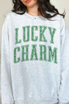 LUCKY CHARM ST PATRICKS GRAPHIC SWEATSHIRT - [product_category], Minx Boutique-Southbury