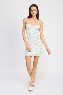  HALTER NECK MINI DRESSW WITH BUST RUCHING DETAIL - [product_category], Minx Boutique-Southbury