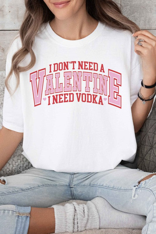 I NEED VODKA VALENTINES GRAPHIC TEE - [product_category], Minx Boutique-Southbury