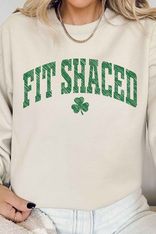 FIT SHACED ST PATRICKS GRAPHIC SWEATSHIRT - [product_category], Minx Boutique-Southbury
