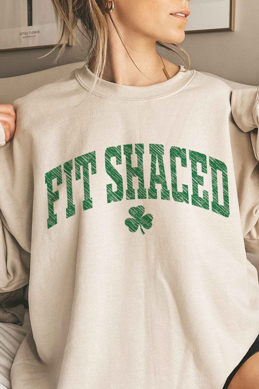 FIT SHACED ST PATRICKS OVERSIZED SWEATSHIRT - [product_category], Minx Boutique-Southbury