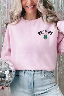  BEER ME ST PATRICKS GRAPHIC SWEATSHIRT - [product_category], Minx Boutique-Southbury