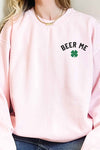 BEER ME ST PATRICKS OVERSIZED SWEATSHIRT - [product_category], Minx Boutique-Southbury