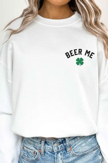  BEER ME ST PATRICKS OVERSIZED SWEATSHIRT - [product_category], Minx Boutique-Southbury
