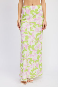  Maxi Floral Bias Skirt, Minx Boutique-Southbury, [product tags]