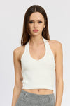 RIBBED HALTER NECK TOP, Minx Boutique-Southbury, [product tags]