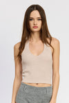 RIBBED HALTER NECK TOP, Minx Boutique-Southbury, [product tags]