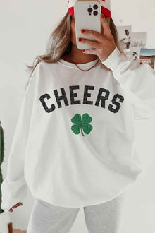 Cheers St Patrick's Oversized Sweatshirt - [product_category], Minx Boutique-Southbury