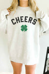 Cheers St Patrick's Oversized Sweatshirt - [product_category], Minx Boutique-Southbury